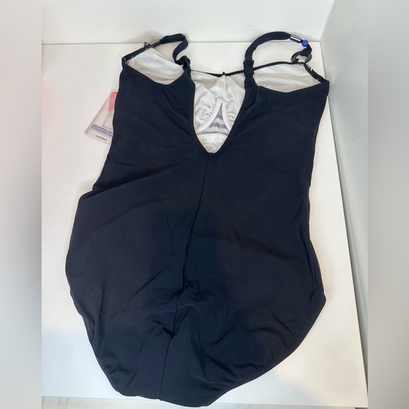 Sunflair black and blue one piece bathing suit nwt - Picture 6 of 9